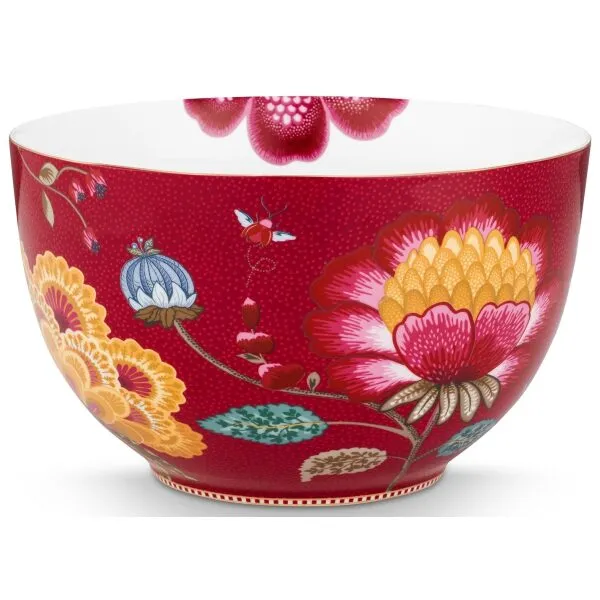 PiP Blooming Tales Taça Fantasy Vermelho Escuro 23cm