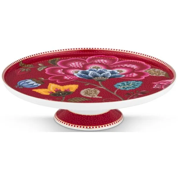 PiP Blooming Tales Prato Bolos Mini 21cm Fantasy Vermelho Es