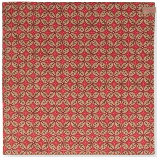 PiP Blooming Tales Conj. 4Guardanapos Bustani Vermelho Escur