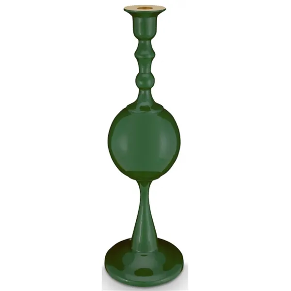 PiP Studio Castiçal Metal Sphere Medio Verde 37cm