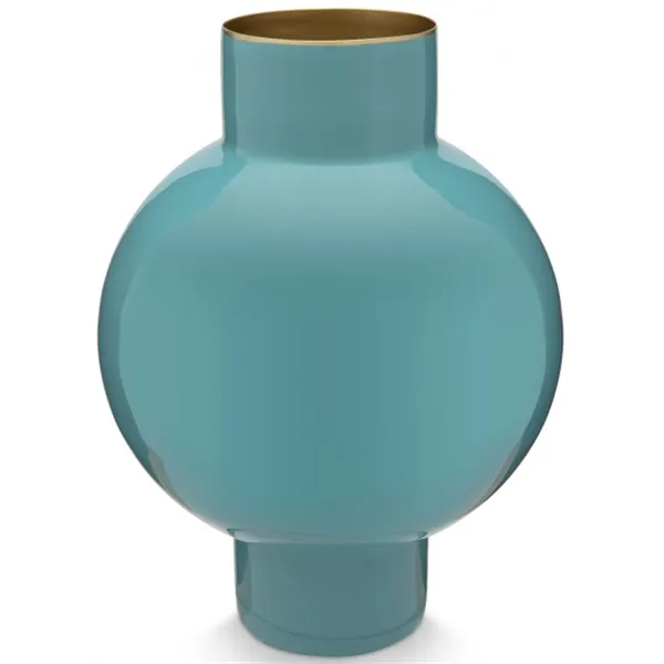 PiP Vaso metal Pequeno Verde água 18x24cm