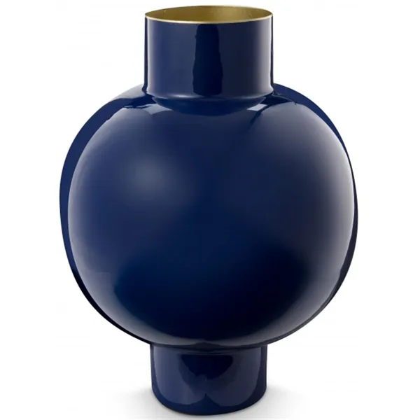 PiP Vaso Metal Grande Azul Royal 31.5x42cm