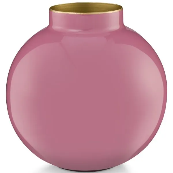 PiP Studio Vaso Metal Rosa 17cm