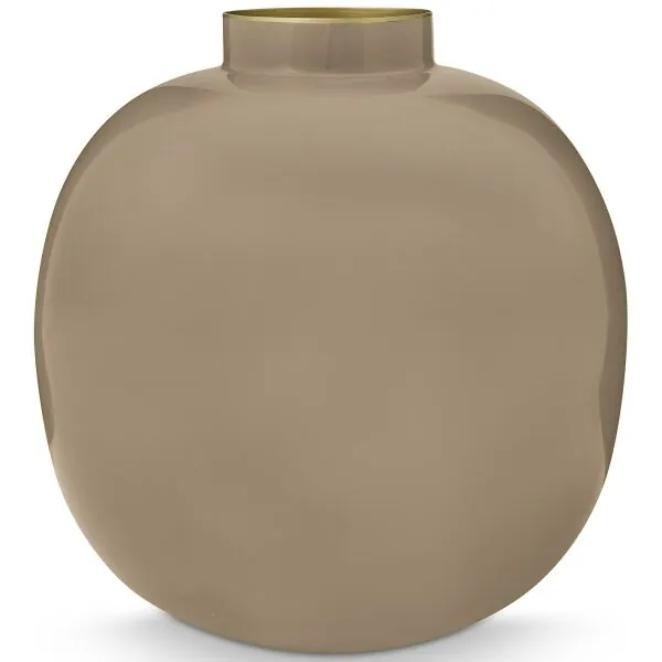 PiP Studio Vaso Metal Khaki 23cm