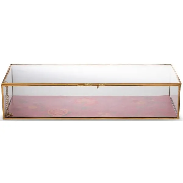 PiP Blooming Tales Caixa Vidro e Ouro 42x16.5x9cm