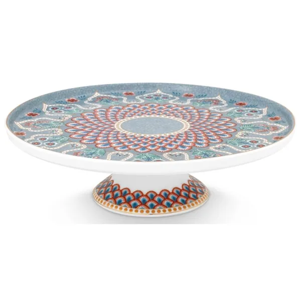 PiP Studio Flower Festival Scallop Deco Prato para Bolos Min