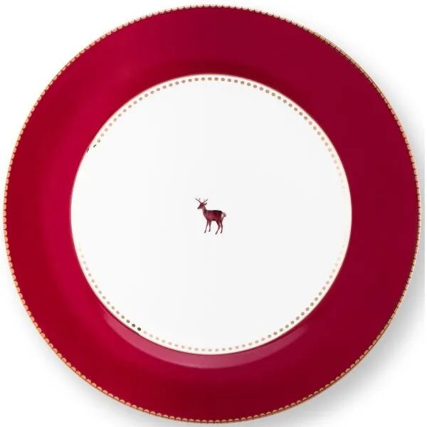 PiP Love Birds Prato Vermelho Escuro 26,5cm