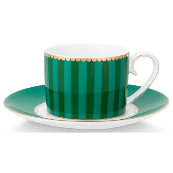 Pip Love Birds Chavena Expresso Riscas Esmeralda Verde 125ml