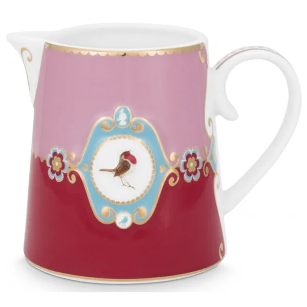 PiP Love Birds Medallion Leiteira Vermelha-Rosa 270ml
