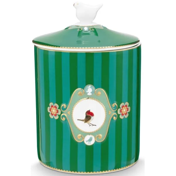 PiP Love Birds Pote Riscas Verde Esmeralda 1.3ltr