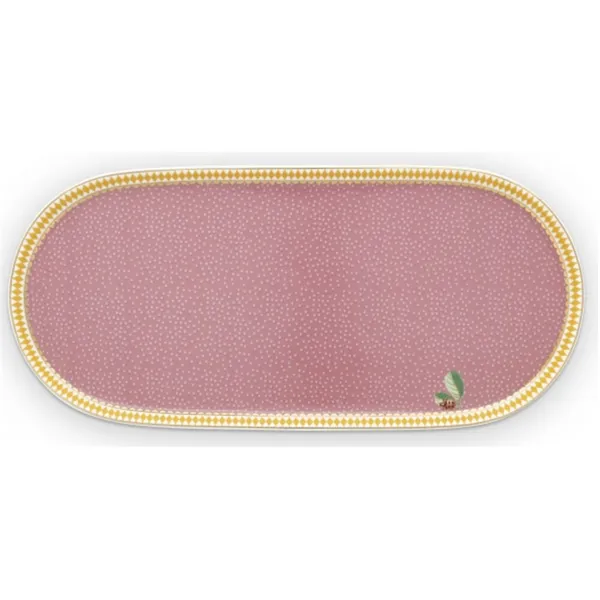 PiP Studio La Majorelle Prato para Bolos Rectangular Rosa 25