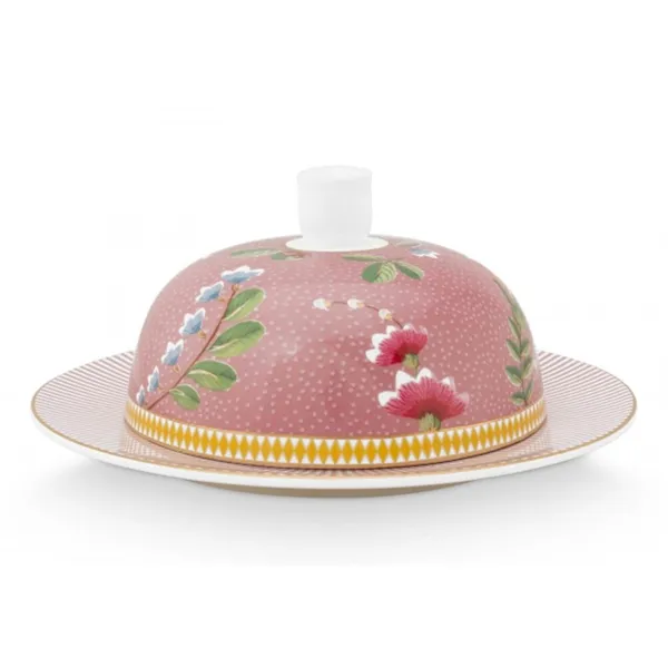 PiP La Majorelle Manteigueira Rosa 17x8cm