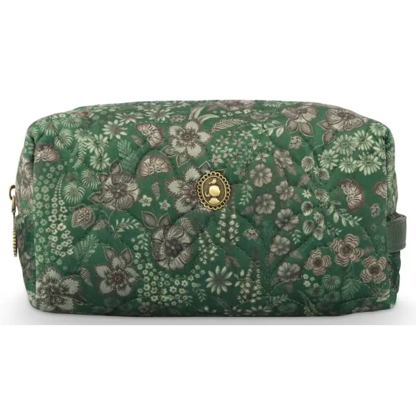 PiP Bolsa Cosm M Coco Quilted Daisy Dreams Verde 21.5x10x10.