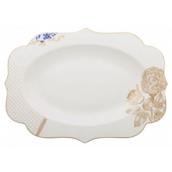 PiP Royal - Prato Oval White 40 cm