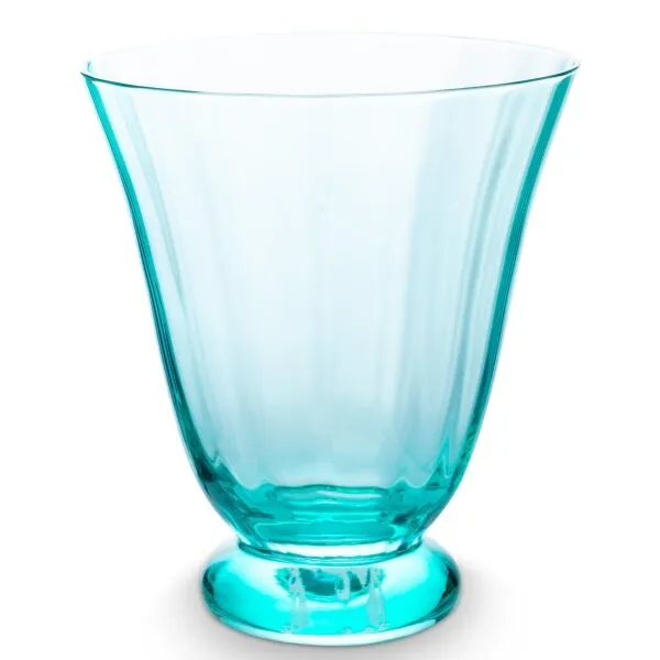 PiP Studio Copo Água vidro Tulipa Azul