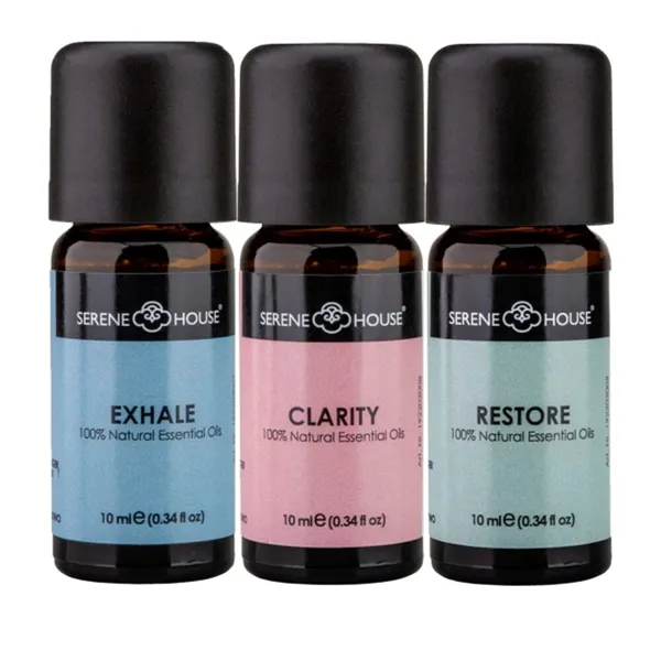 Serene House - Óleo Essencial 10ml Conj.3pcs - 3 Aromoas Sor